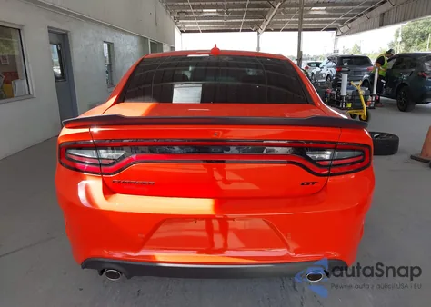 2022 Dodge Charger Gt Rwd из США, поврежденный, VIN 2C3CDXHG8NH138324